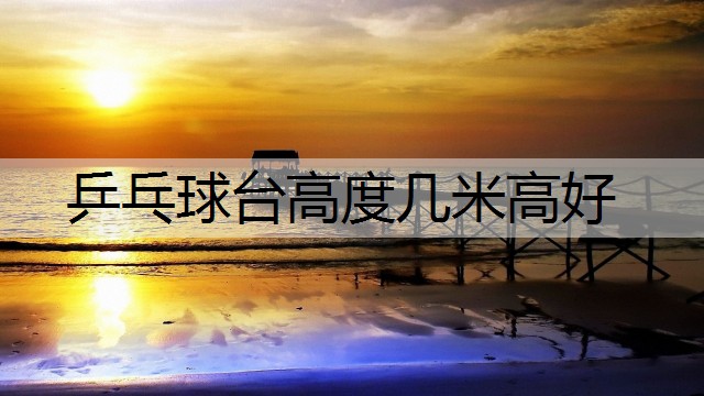 乒乓球台高度几米高好